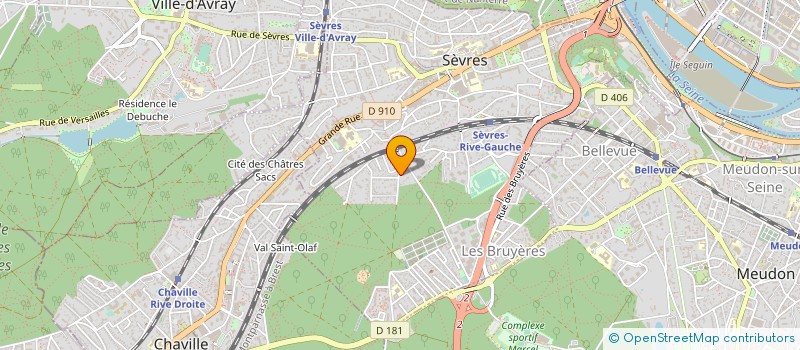 localisation de l'entreprise MED CONCEPT 92 à SEVRES