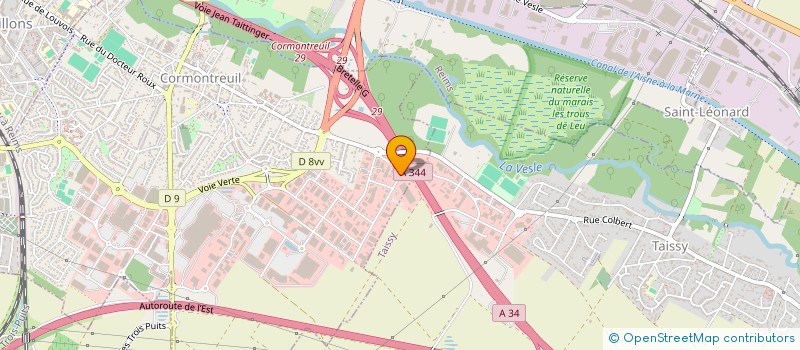 localisation de l'entreprise MED CONSTRUCTION  CORMONTREUIL