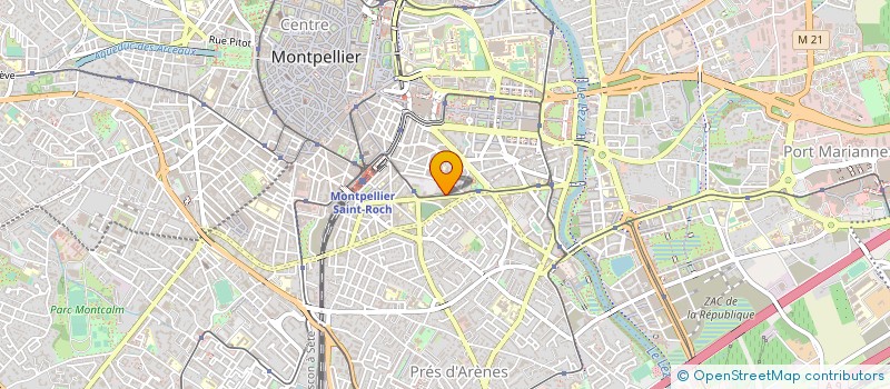 localisation de l'entreprise MED CONSTRUCTION à MONTPELLIER