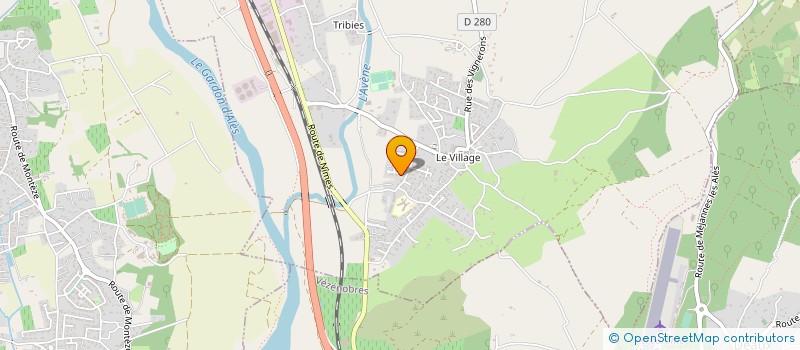 localisation de l'entreprise MED CONSTRUCTIONS à SAINT-HILAIRE-DE-BRETHMAS