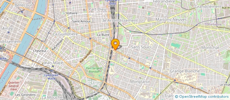 localisation de l'entreprise MED DEVELOPPEMENT  LYON