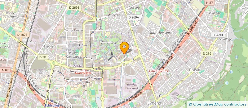 localisation de l'entreprise MED DISTRIB à GRENOBLE