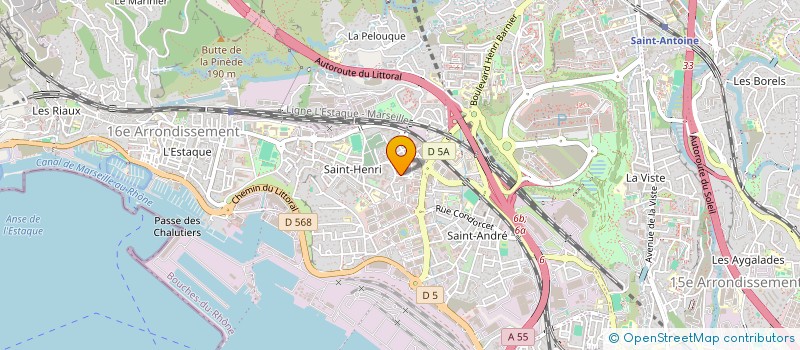localisation de l'entreprise MED-EX  MARSEILLE