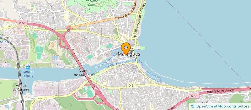 localisation de l'entreprise MED FACADES à MARTIGUES