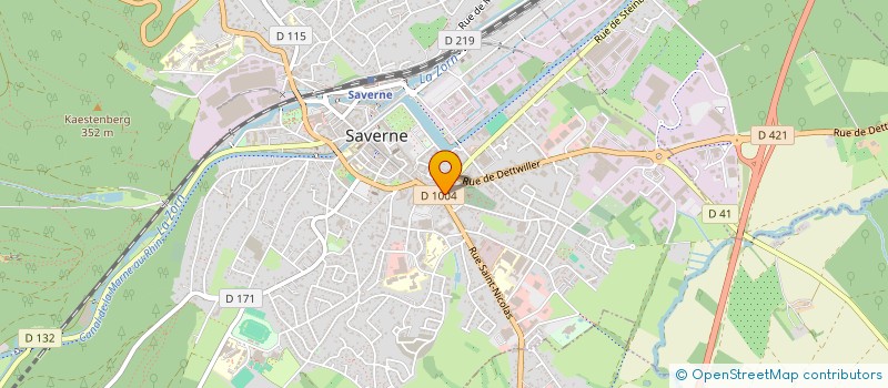 localisation de l'entreprise MED FOOD  SAVERNE