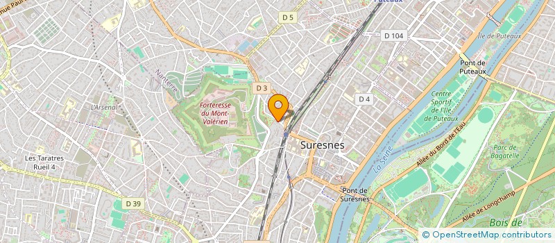 localisation de l'entreprise MED FOR CLUB à SURESNES