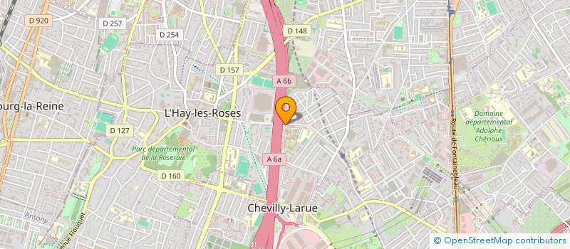 localisation de l'entreprise MED FROID  L'HAY-LES-ROSES