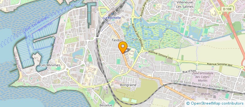 localisation de l'entreprise MED G TASDON  LA ROCHELLE