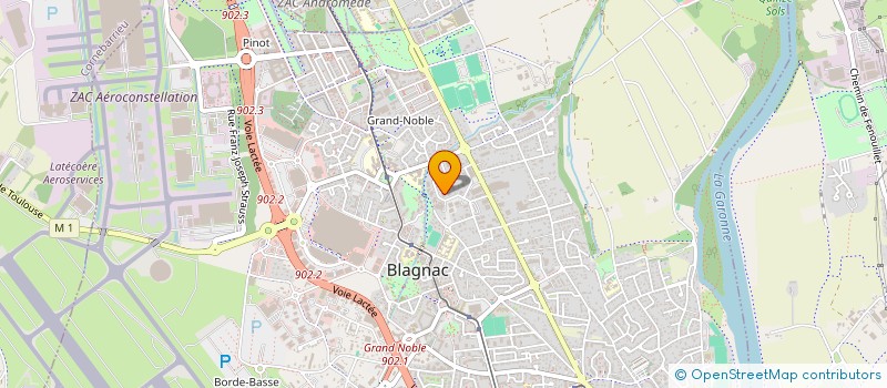 localisation de l'entreprise MED GEN à BLAGNAC