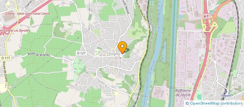 localisation de l'entreprise MED I  IRIGNY