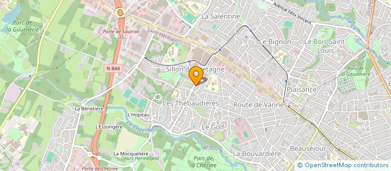 localisation de l'entreprise MED I TECH  SAINT-HERBLAIN