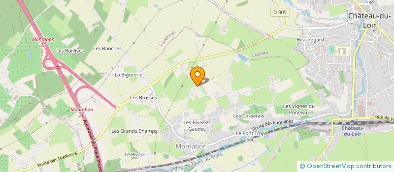 localisation de l'entreprise MED IMMO  MONTVAL-SUR-LOIR