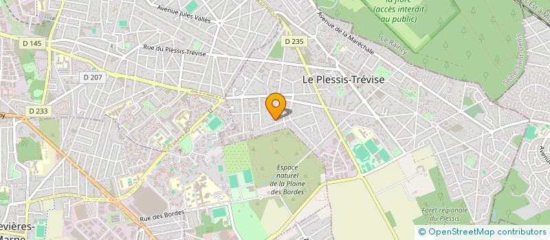 localisation de l'entreprise MED IMMO INVEST à LE PLESSIS-TREVISE