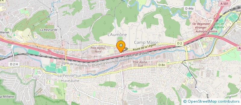 localisation de l'entreprise MED IN LOC  AUBAGNE