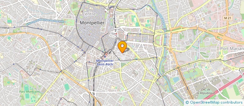 localisation de l'entreprise MED' IN MONTPELLIER  MONTPELLIER