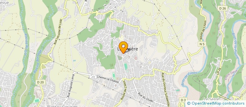 localisation de l'entreprise MED-IN REUNION à SAINT-LOUIS