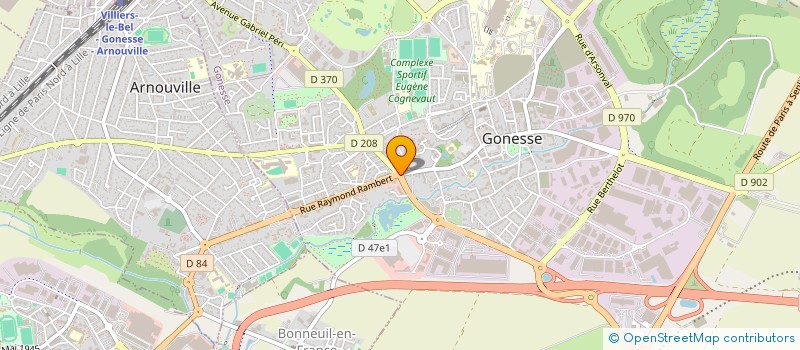 localisation de l'entreprise MED INCENDIE à GONESSE