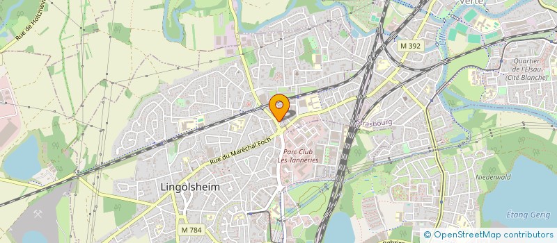 localisation de l'entreprise MED'INFI  ILLKIRCH-GRAFFENSTADEN