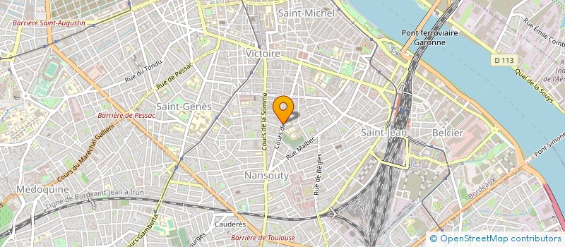localisation de l'entreprise MED-INNOV à BORDEAUX