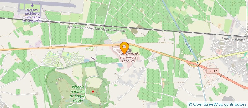 localisation de l'entreprise MED'LOC  VIAS