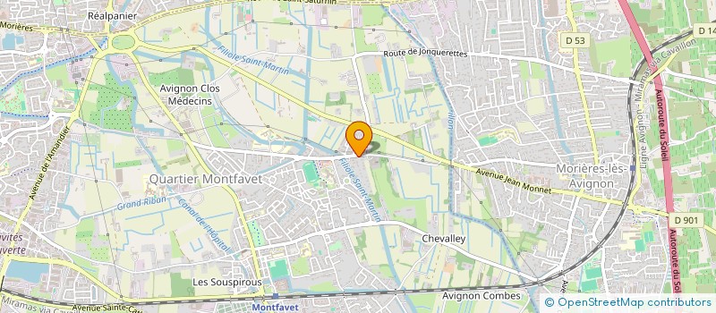 localisation de l'entreprise MED LOGISTIC à AVIGNON