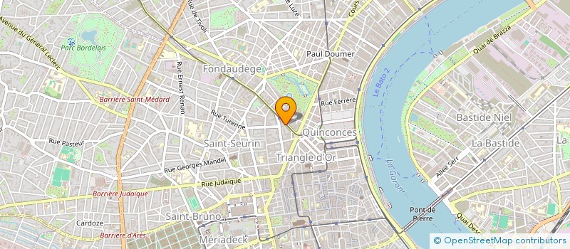 localisation de l'entreprise MED MASTER FORMATION  BORDEAUX