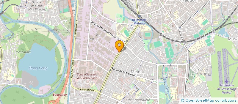 localisation de l'entreprise MED-MOLSHEIM  STRASBOURG