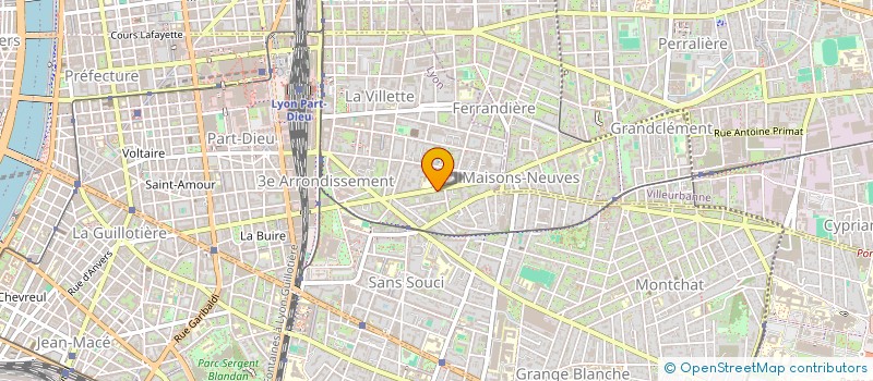 localisation de l'entreprise MED MONDE VOYAGES  LYON