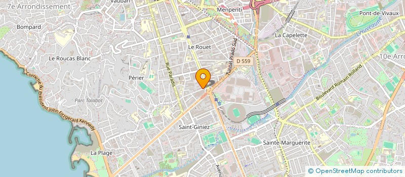 localisation de l'entreprise MED'N SKIN à MARSEILLE