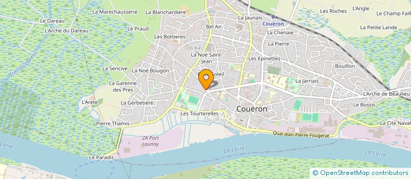 localisation de l'entreprise MED NANTES à COUERON