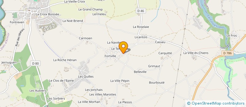 localisation de l'entreprise MED PAC à HILLION