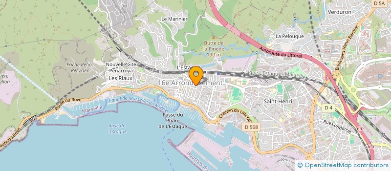 localisation de l'entreprise MED.PALETTES à MARSEILLE