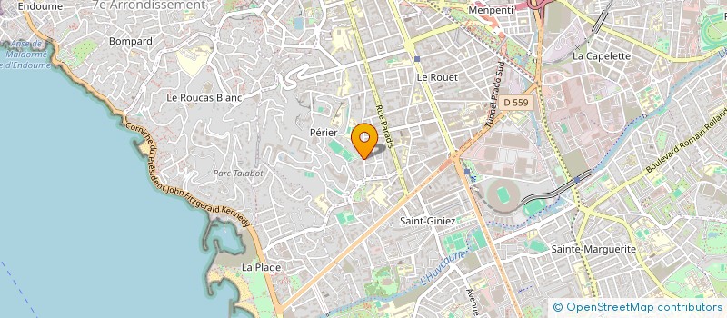 localisation de l'entreprise MED PARTNERS  MARSEILLE