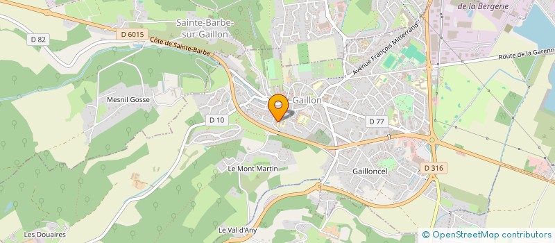 localisation de l'entreprise MED PEINTURE  GAILLON