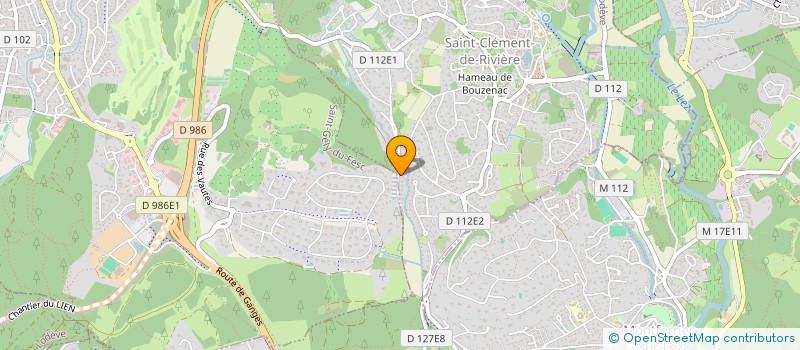 localisation de l'entreprise MED PG  SAINT-CLEMENT-DE-RIVIERE