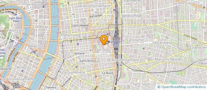 localisation de l'entreprise MED PLATFORM I - B S.L.P.  LYON