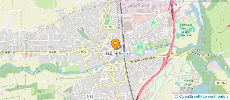 localisation de l'entreprise MED PSY  ISSOIRE