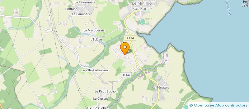 localisation de l'entreprise MED-RANCE  LA RICHARDAIS