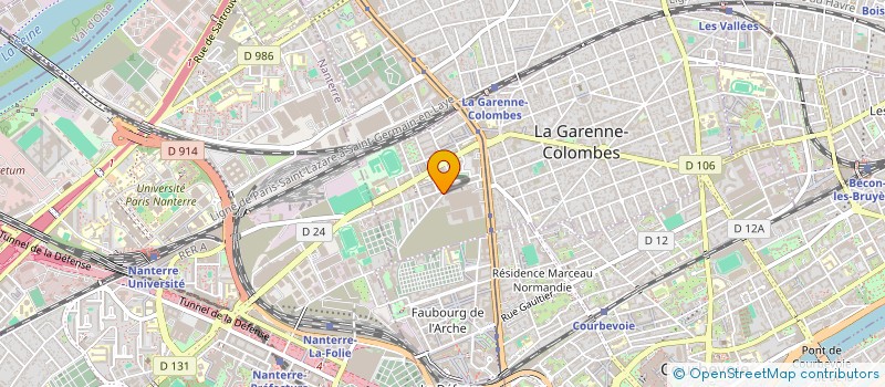localisation de l'entreprise MED RENOV à LA GARENNE-COLOMBES