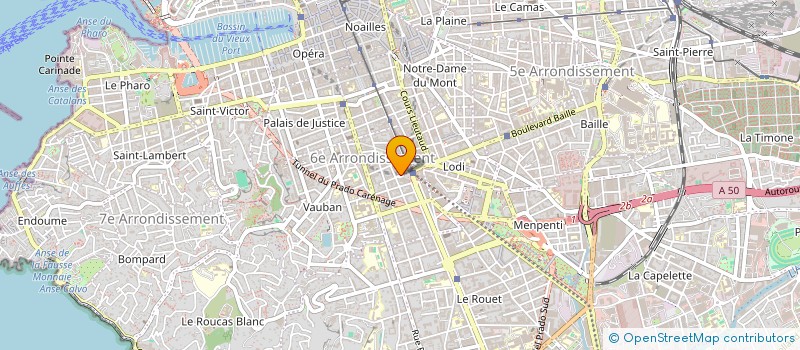 localisation de l'entreprise MED SEA COMPASS à MARSEILLE