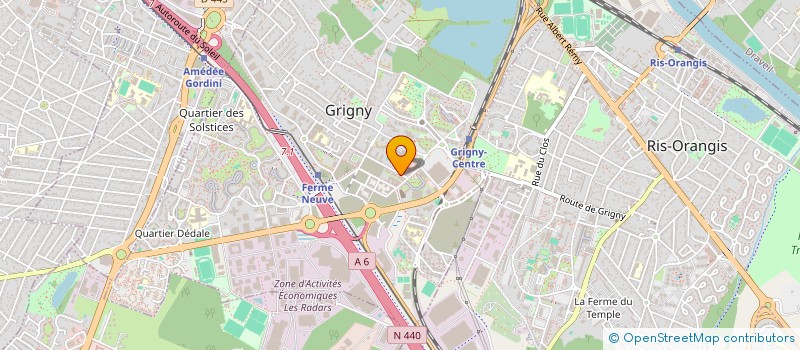 localisation de l'entreprise MED TAXI à GRIGNY