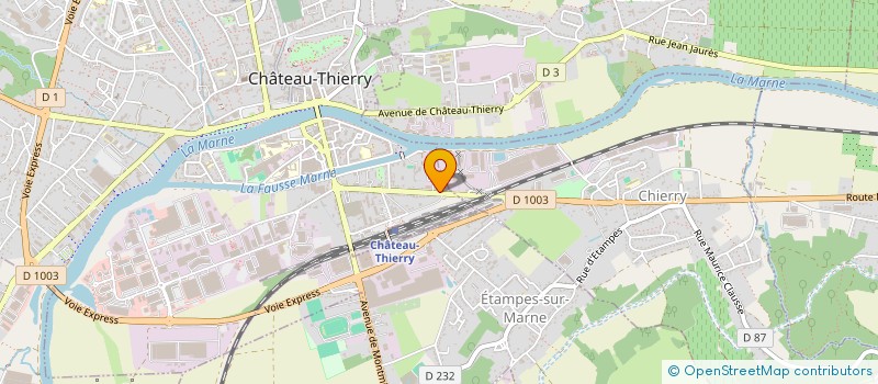 localisation de l'entreprise MED TOUR  CHATEAU-THIERRY
