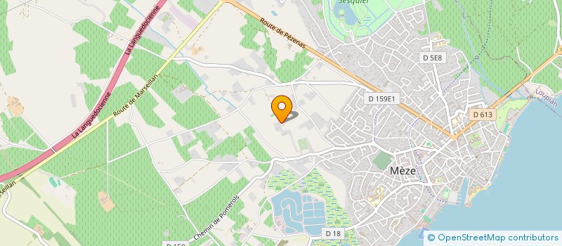 localisation de l'entreprise MED TRANS à MEZE