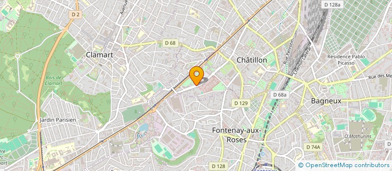 localisation de l'entreprise MED TRANSLOGIS  CHATILLON