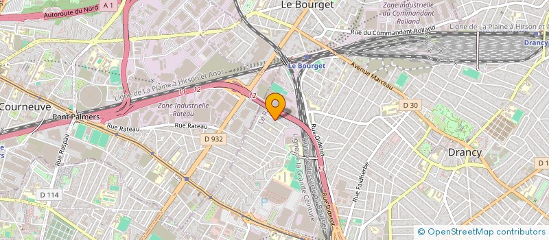 localisation de l'entreprise MED TRANSPORT à DRANCY