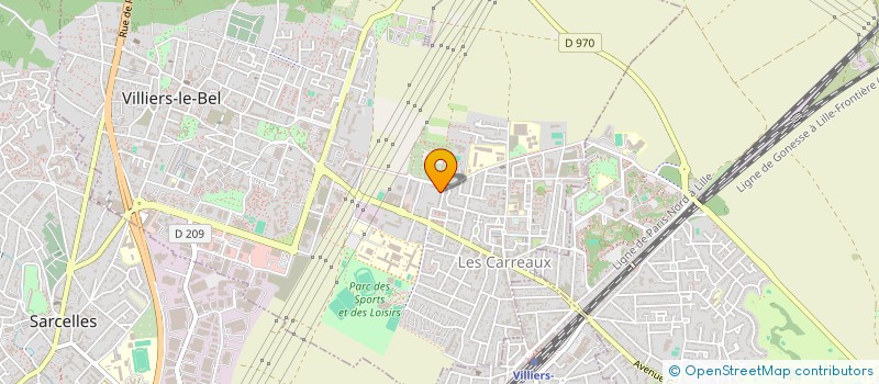 localisation de l'entreprise MED TRANSPORT à VILLIERS-LE-BEL