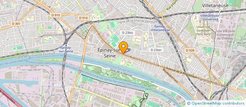 localisation de l'entreprise MED TRAVAUX à EPINAY-SUR-SEINE