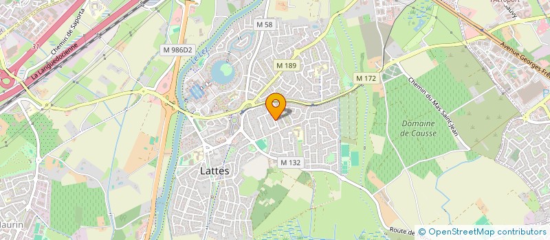 localisation de l'entreprise MED.VERC à LATTES