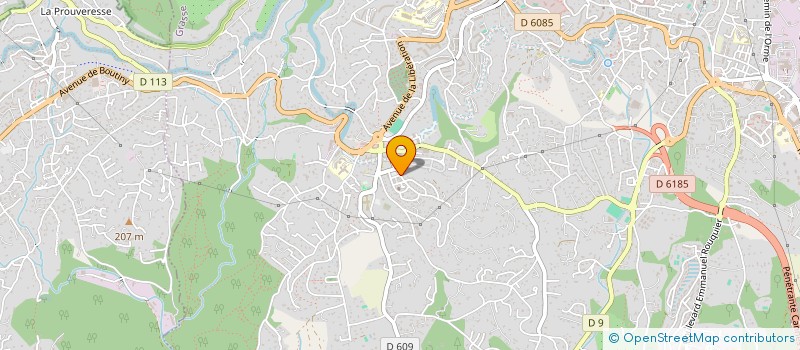 localisation de l'entreprise MED-VISION à GRASSE