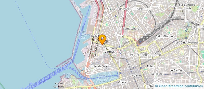 localisation de l'entreprise MED-YAH TECHNO à MARSEILLE